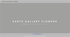 Desktop Screenshot of earthgalleryflowers.com