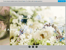 Tablet Screenshot of earthgalleryflowers.com